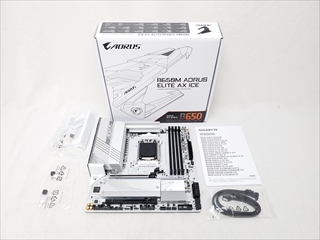 B650M AORUS ELITE AX ICE 各サイトで併売につき売切れのさいはご容赦願います。