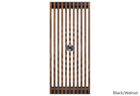 FRAME 5000 Series ELITE WOOD Front Panel, Black/Walnut (CC-8901189-WW)