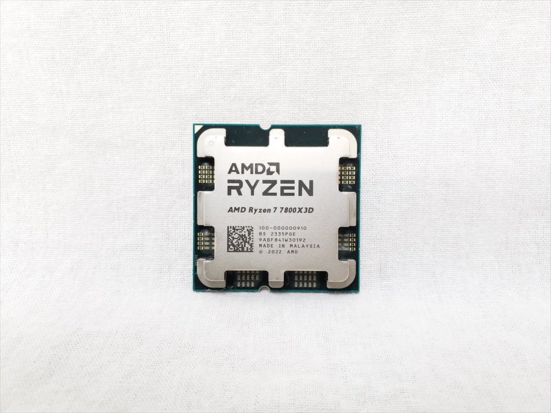 Ryzen7 7800X3D バルク (8C/16T、4.2Ghz(最大5.0)、120W、L2+L3 Cache