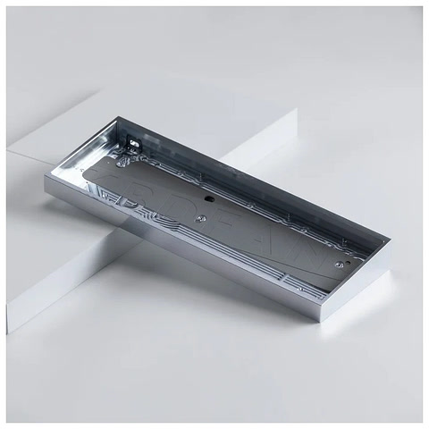 Tofu60 Redux V2 Keyboard Case Raw Transparent Anodized