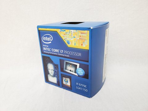Core i7-5775C BOX (3.30GHz/ターボブースト時3.70GHz/4-core 8-thread/L3=6MB/TDP65W/Iris Pro 6200) 各サイトで併売につき売切れのさいはご容赦願います。