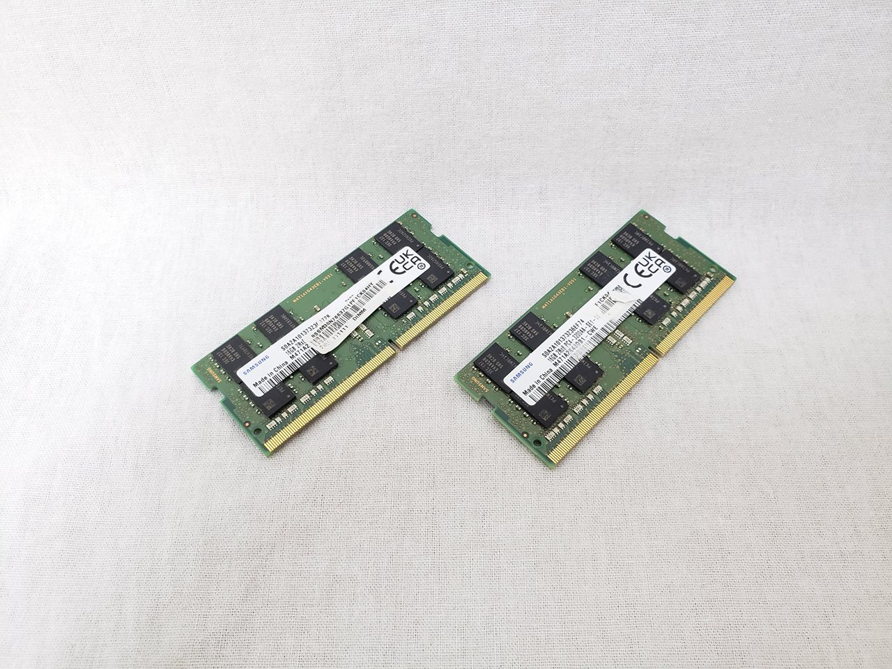 PC4-25600(DDR4 3200) 260Pin S.O.DIMM 16GB x2 各サイトで併売につき
