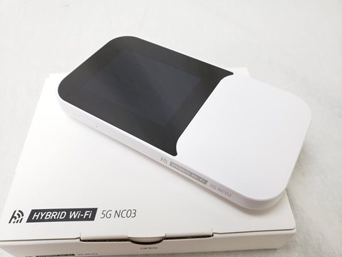 HYBRID Wi-Fi 5G NC03 【国内版 SIMFREE】 各サイトで併売につき売切れのさいはご容赦願います。