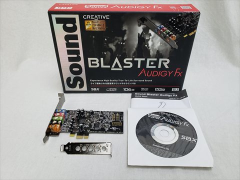 Sound Blaster Audigy Fx /SB-AGY-FX 各サイトで併売につき売切れのさいはご容赦願います。