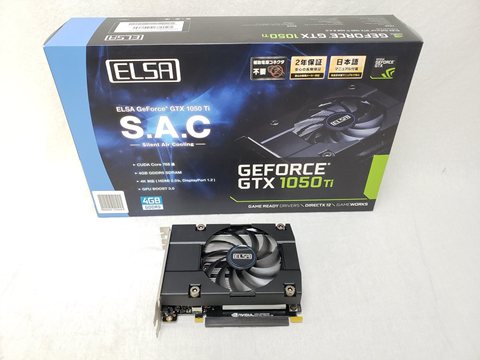 GD1050-4GERST ELSA GEFORCE GTX 1050Ti 4GB S.A.C 各サイトで併売につき売切れのさいはご容赦願います。