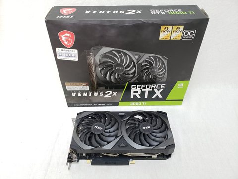 GeForce RTX 3060 Ti VENTUS 2X 8GD6X OC 各サイトで併売につき売切れのさいはご容赦願います。