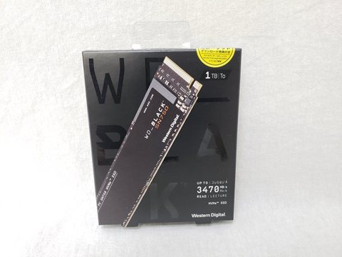 WD Black SN750 WDS100T3X0C 各サイトで併売につき売切れのさいはご容赦願います。