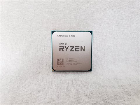 Ryzen 5 4500 バルク (6C/12T、3.6GHz(最大4.1)、65W、L3 Cache 8MB) 各サイトで併売につき売切れのさいはご容赦願います。
