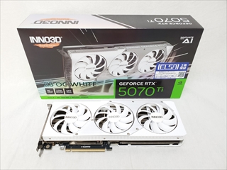 [保証確認] GeForce RTX 5070 Ti X3 OC WHITE /GD5070T-16GERX3OCW 各サイトで併売につき売切れのさいはご容赦願います。