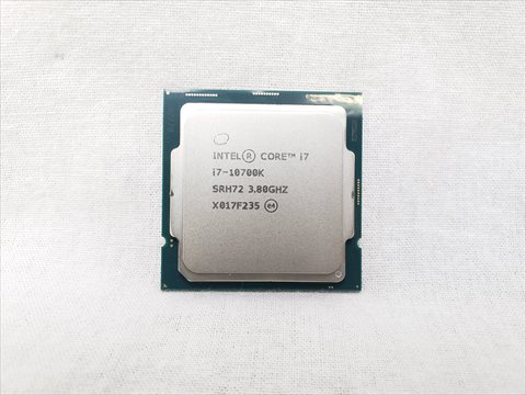 Core i7-10700K バルク (3.8GHz/Turbo Boost 5.0GHz/MAX 5.1GHz/8-core 16-thread/Total Cache 16MB/TDP125W) 各サイトで併売につき売切れのさいはご容赦願います。