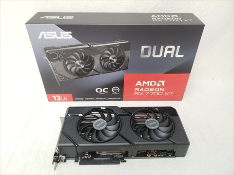 DUAL-RX7700XT-O12G 各サイトで併売につき売切れのさいはご容赦願います。