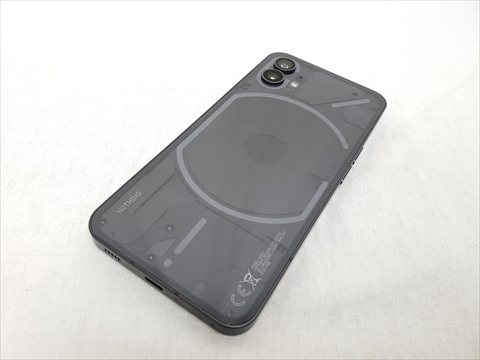 Nothing Phone(1) 8GB/128GB ブラック 【国内版 SIMFREE】 各サイトで併売につき売切れのさいはご容赦願います。
