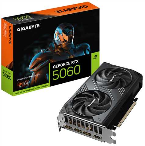 GV-N5060WF2MAX OCV2-8GD GeForce RTX 5060 WINDFORCE MAX OC V2 8G