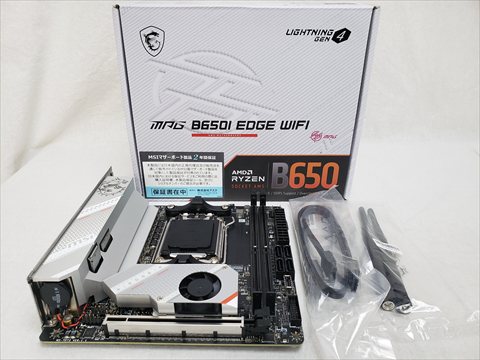 MPG B650I EDGE WIFI 各サイトで併売につき売切れのさいはご容赦願います。