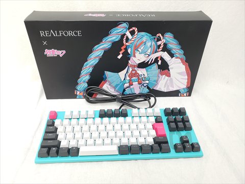REALFORCE × 初音ミク GX1 X1UCM1 各サイトで併売につき売切れのさいはご容赦願います。
