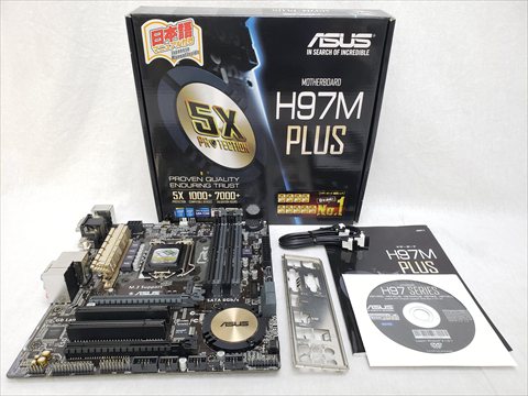 H97M-PLUS 各サイトで併売につき売切れのさいはご容赦願います。