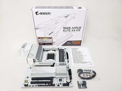 B650 AORUS ELITE AX ICE 各サイトで併売につき売切れのさいはご容赦願います。