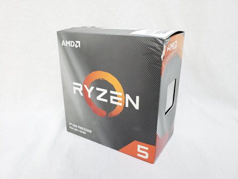 Ryzen 5 3600 With Wraith Spire cooler (6C12T/3.6GHz（4.2）/65W/Total Cache 36MB) 各サイトで併売につき売切れのさいはご容赦願います。