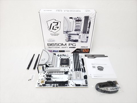 B650M PG Riptide WiFi White 各サイトで併売につき売切れのさいはご