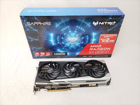 SAP-NITROPRX6800XT16GB/11304-02-20G SAPPHIRE NITRO+ Radeon RX 6800 XT OC 16G GDDR6 各サイトで併売につき売切れのさいはご容赦願います。