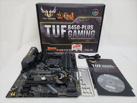 TUF B450-PLUS GAMING 各サイトで併売につき売切れのさいはご容赦願います。