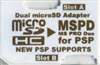microSD→Memory Stick ProDuo　デュアル アダプタ ☆2個まで￥300ネコポス対応可能！