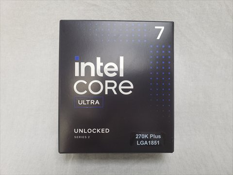 Core Ultra 7 270K Plus BOX 各サイトで併売につき売切れのさいはご容赦願います。