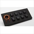 Tai-Hao Rubber Gaming Backlit Keycaps-8 keys Black th-rubber-keycaps-black-8 Tai-Hao（タイハオ） ゲーミングキーキャップ ☆3個まで￥300ネコポス対応可能！
