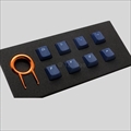 Tai-Hao Rubber Gaming Backlit Keycaps-8 keys Dark Blue th-rubber-keycaps-darkblue-8 Tai-Hao（タイハオ） ゲーミングキーキャップ ☆3個まで￥300ネコポス対応可能！