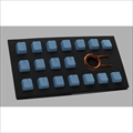Tai-Hao Rubber Gaming Backlit Keycaps-18 keys Neon blue th-rubber-keycaps-neon-blue-18 Tai-Hao（タイハオ） ゲーミングキーキャップ ☆2個まで￥300ネコポス対応可能！