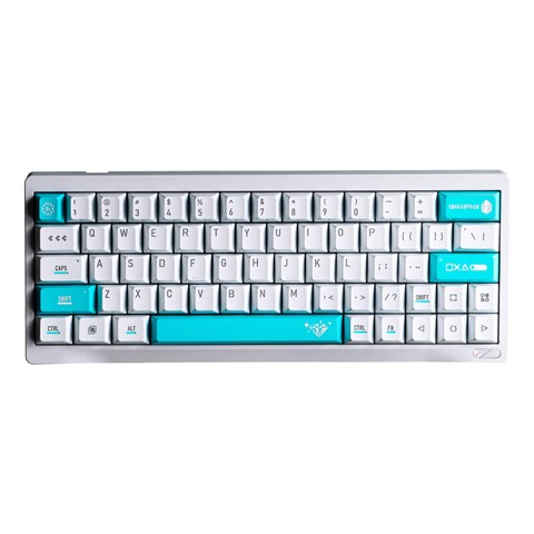Chilkey SF60 HE Keyboard Starburst White WS Flux Poseidon Switch