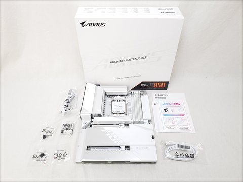 B850 AORUS STEALTH ICE (B850 A STEALTH ICE) 各サイトで併売につき売切れのさいはご容赦願います。