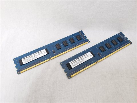 PC3-10600(DDR3 1333) 2GB x2 /バルク 各サイトで併売につき売切れのさいはご容赦願います。
