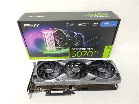 [保証確認] GeForce RTX 5070 Ti 16GB ARGB Overclocked Triple Fan VCG5070T16TFXXPB1-O 各サイトで併売につき売切れのさいはご容赦願います。