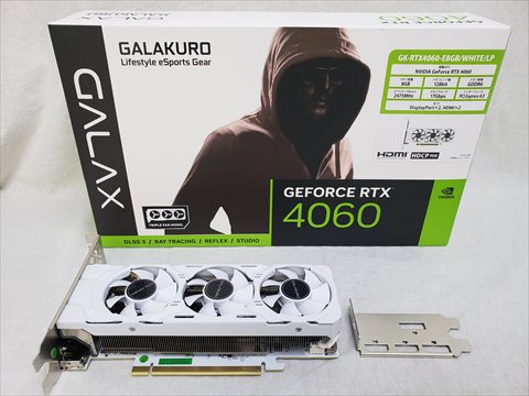 GK-RTX4060-E8GB/WHITE/LP 各サイトで併売につき売切れのさいはご容赦願います。