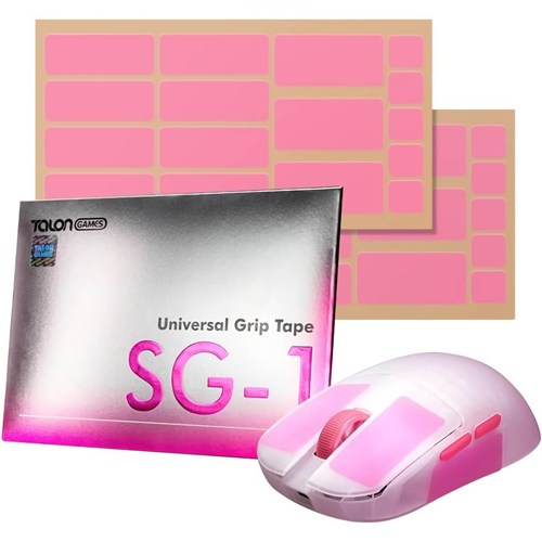 TALONGAMES SG-1 ピンク 汎用型透明グリップテープ極薄 ☆4個まで￥250クリックポスト対応可能！