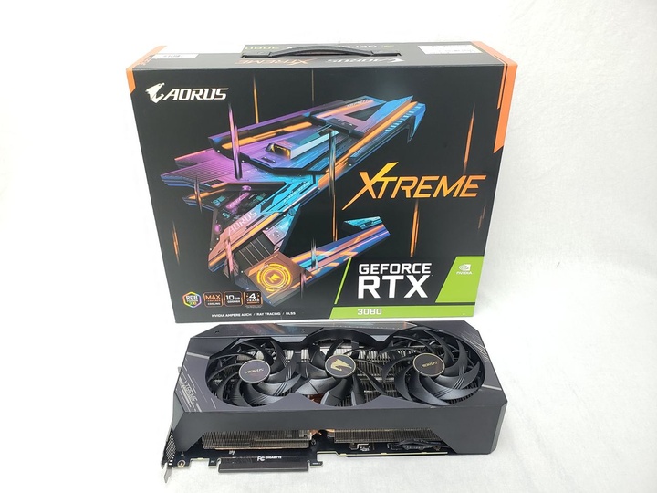 GV-N3080AORUS X-10GD 各サイトで併売につき売切れのさいはご容赦願います。