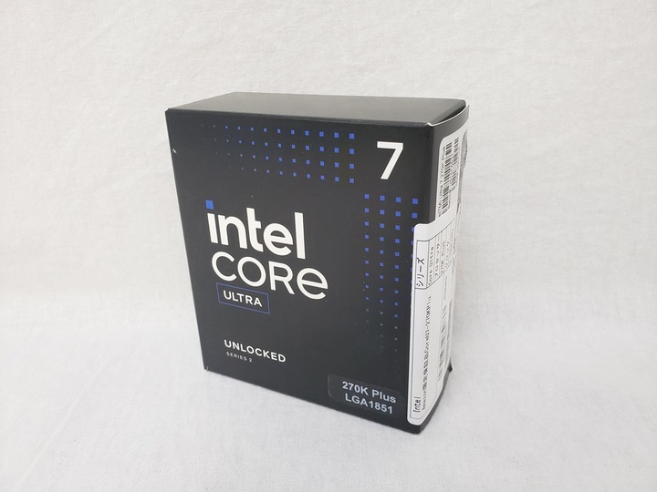 Core Ultra 7 270K Plus BOX 各サイトで併売につき売切れのさいはご容赦願います。