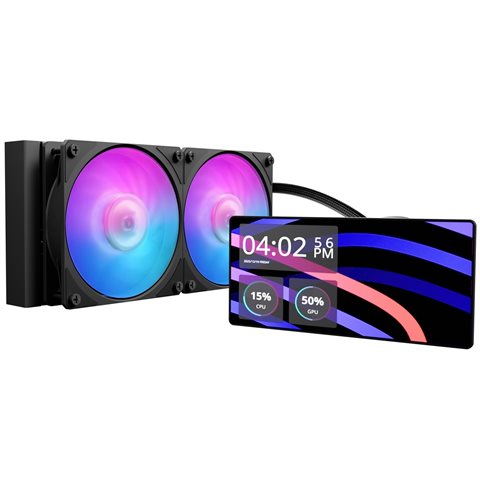 MasterLiquid Core LCD 6" 240 Black ARGB (MLW-D24M-A24PA-L1) 