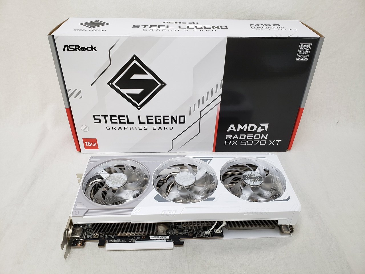 RX 9070 XT STEEL LEGEND 16GB (RX9070XT SL 16G) 各サイトで併売