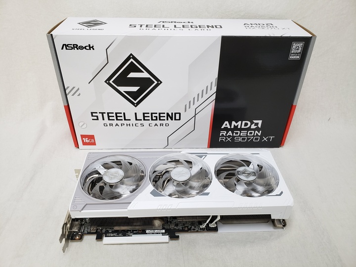[保証確認] RX 9070 XT STEEL LEGEND 16GB (RX9070XT SL 16G) 各サイトで併売につき売切れのさいはご容赦願います。