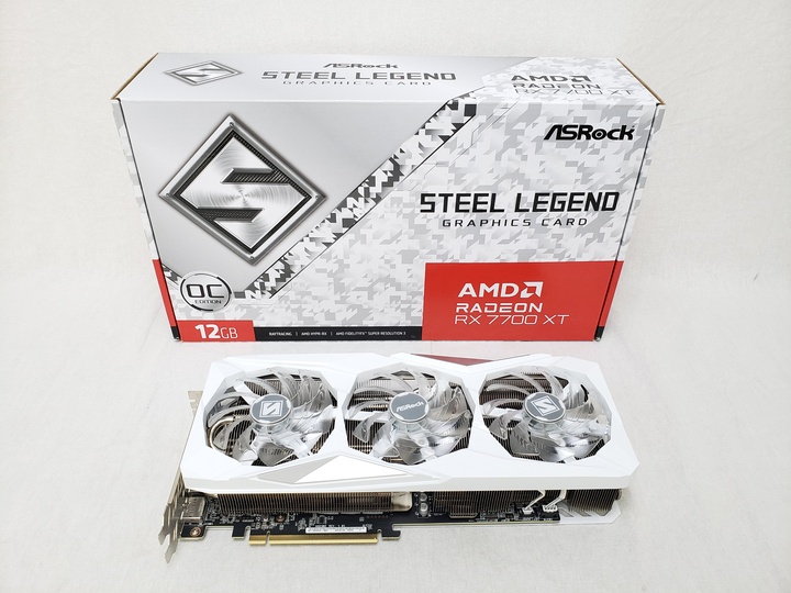 Radeon RX 7700 XT Steel Legend 12GB OC /RX7700XT SL 12GO 各サイトで併売につき売切れのさいはご容赦願います。