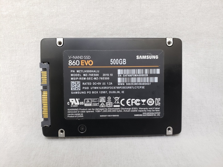 860 EVO MZ-76E500 各サイトで併売につき売切れのさいはご容赦願います。