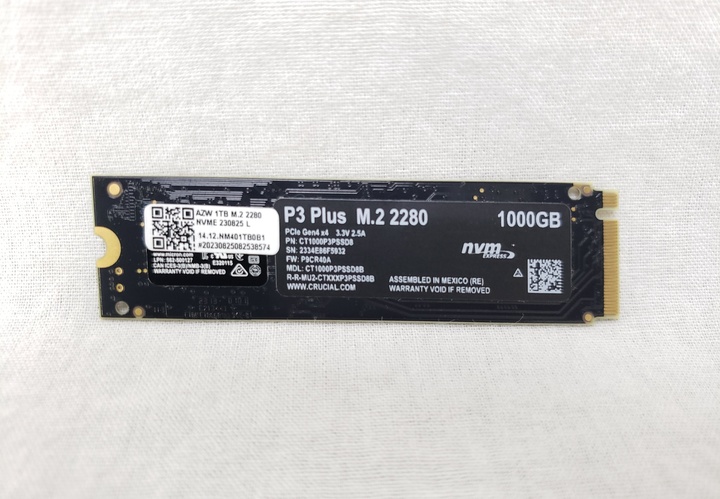 P3 Plus CT1000P3PSSD8 各サイトで併売につき売切れのさいはご容赦願います。