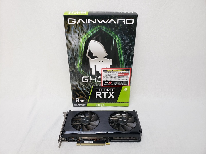 NE6306T019P2-190AB-G-V1 GAINWARD GeForce RTX 3060Ti GHOST 8G V1 各サイトで併売につき売切れのさいはご容赦願います。