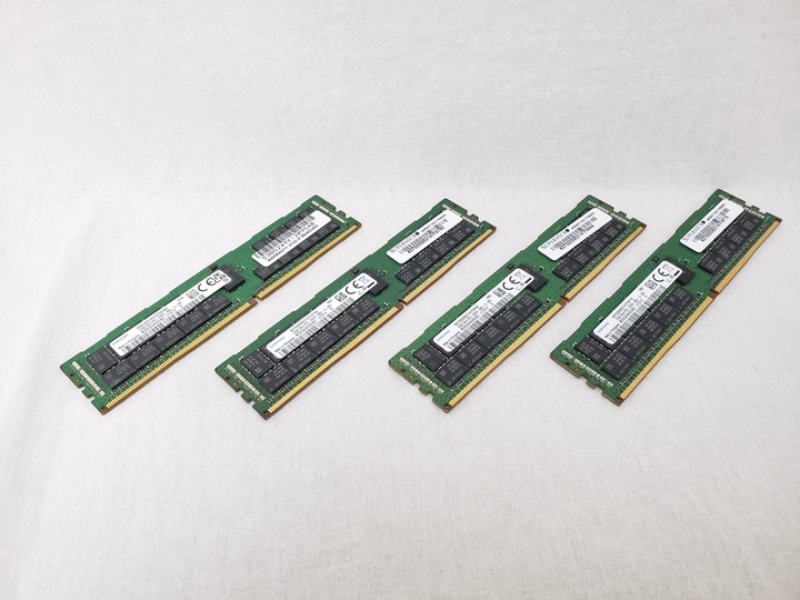PC4-21300(DDR4 2666) 32GB x4 Registered ECC [M393A4K40CB2-CTD] 各サイトで併売につき売切れのさいはご容赦願います。