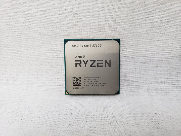 Ryzen 7 5700G バルク (8C16T/3.8GHz(4.6)/65W/TOTAL Cache 20MB) 各サイトで併売につき売切れのさいはご容赦願います。