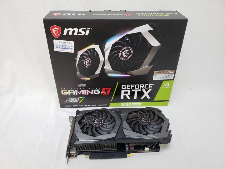GeForce RTX 2060 SUPER GAMING X 各サイトで併売につき売切れのさいはご容赦願います。