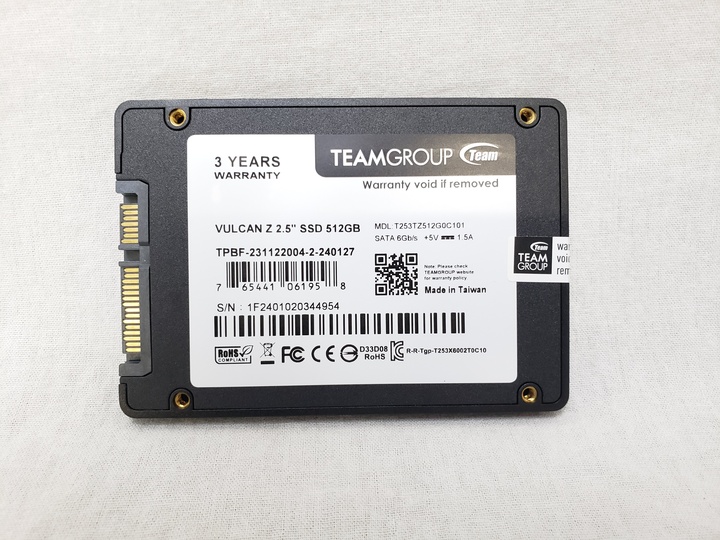 T-FORCE VULCAN Z T253TZ512G0C101 各サイトで併売につき売切れのさいはご容赦願います。
