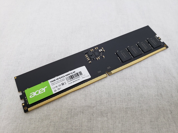 PC5-38400(DDR5 4800) 16GB ★こちらのメモリだけでの販売はできません、PC一式ご注文分の場合のみご購入いただけます。なお、PC本体1台につきメモリは1セットまでとさせていただきます★ 各サイトで併売につき売切れのさいはご容赦願います。